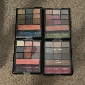 Color Palette Eyeshadow Set - Day, Night, Cool, Warm Starter Set